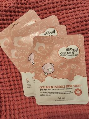 🥰Free Gift W/ $20 Purchase, Korean Esfolio Collagen Sheet Mask ADD To Bundle